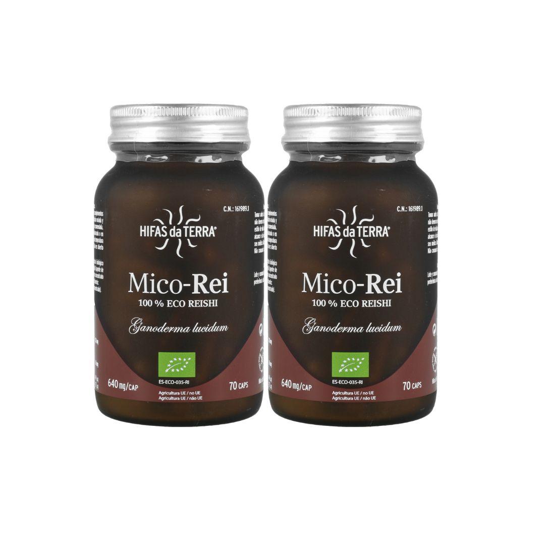 Pack 2x Mico Rei (Ganoderma lucidum) Hifas da Terra 70 gélules