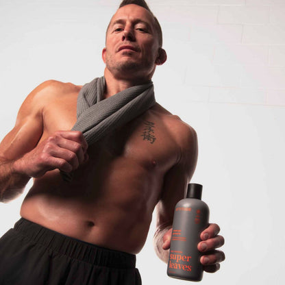 Super Leaves Men Duschgel – Patchouli und Bourbon, Attitude, 415 ml