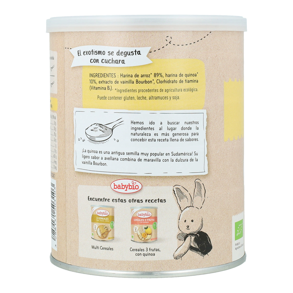 Bouillie de céréales à la vanille et au quinoa Babybio 220 g