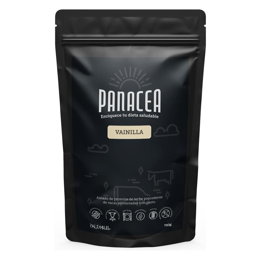 Paleobull Panacea Molkenproteinisolat mit Vanillegeschmack 750 g