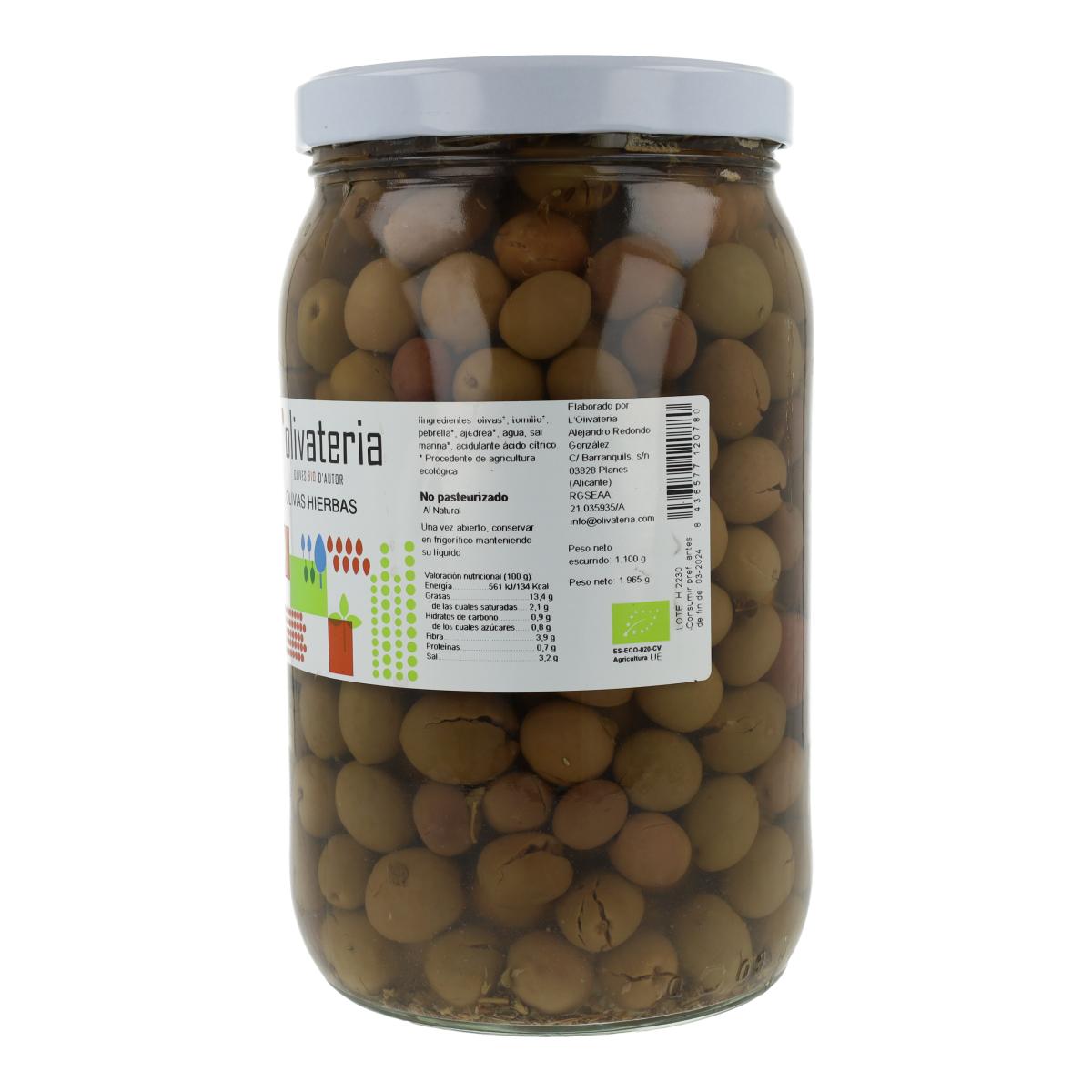 Olive con erbe aromatiche Olivateria 1,1 kg (sfuse)