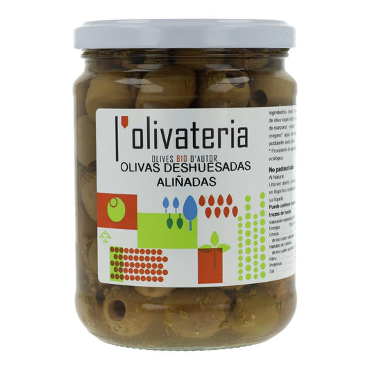 Olives dénoyautées bio Olivateria 225G