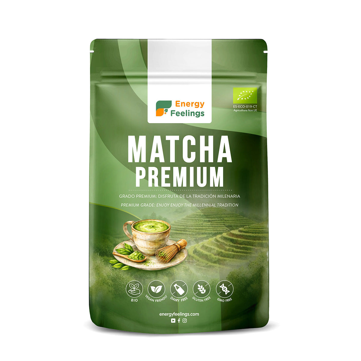 Ceremonialna herbata matcha ECO, Energy Feelings, 100 g