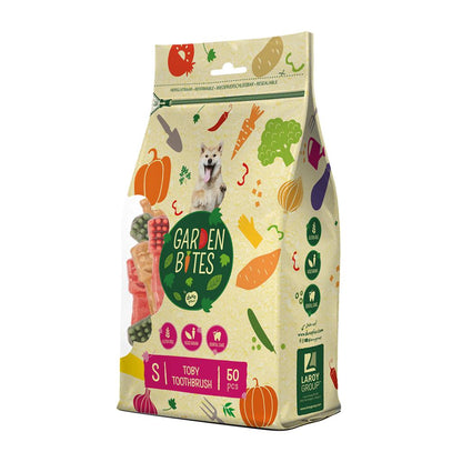 Garden Bites Veggie Toby Snack dental para perros S 50 uds Duvo