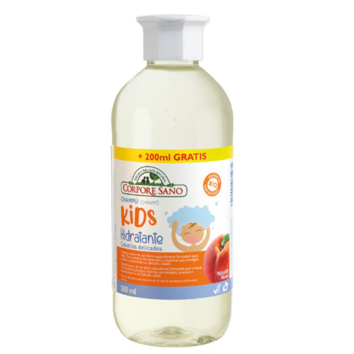 Pfirsich-Shampoo für Kinder von Corpore Sano, 500 ml