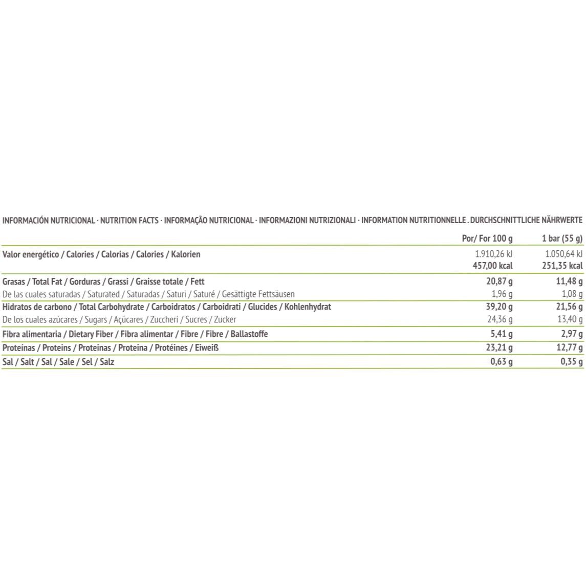 Paleobull energy bar with nuts and dates, 55 g