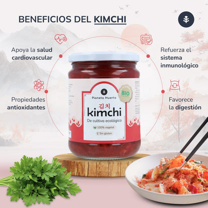 Pakket van 3 stuks ECO kimchi Planeta Huerto 420 g