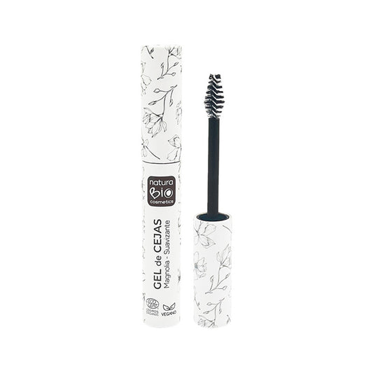 Gel pour sourcils 02 Marron Alhambra à l'extrait de magnolia, NaturaBio Cosmetics, 5 ml