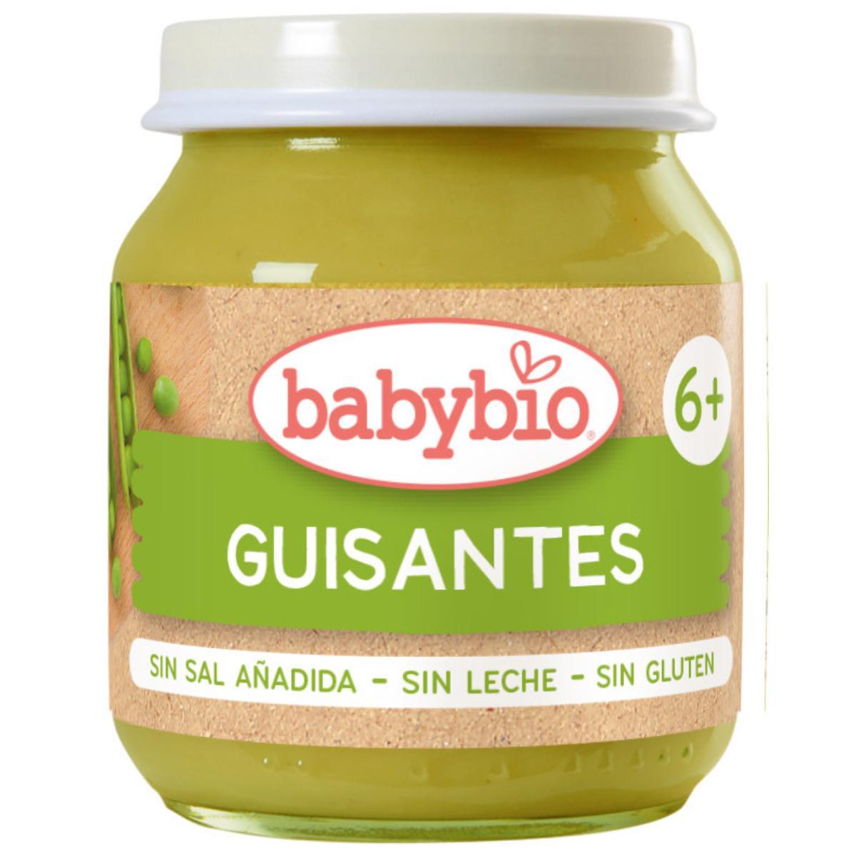 Confezione da 3 vasetti di piselli Babybio 130 g