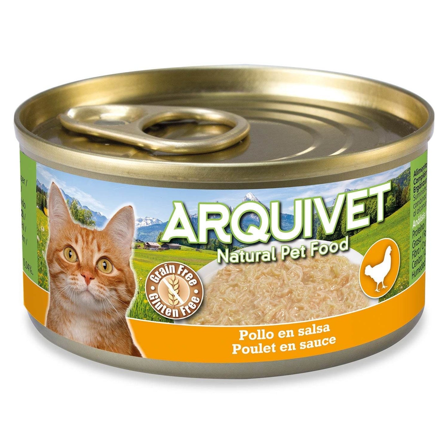 Kip in saus Arquivet 80 g Natvoer voor katten