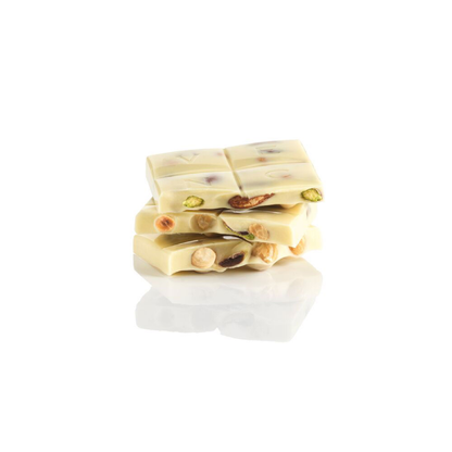 Tavoletta di cioccolato bianco con nocciole intere IGP Piemonte, pistacchi e mandorle Venchi 95 g