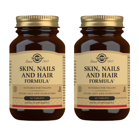 Pack of 2 Hair, Skin and Nails Formula Solgar 60 capsules