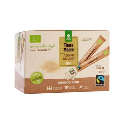 Jednorazowe saszetki z cukrem trzcinowym Bio Tierra Madre 60 saszetek