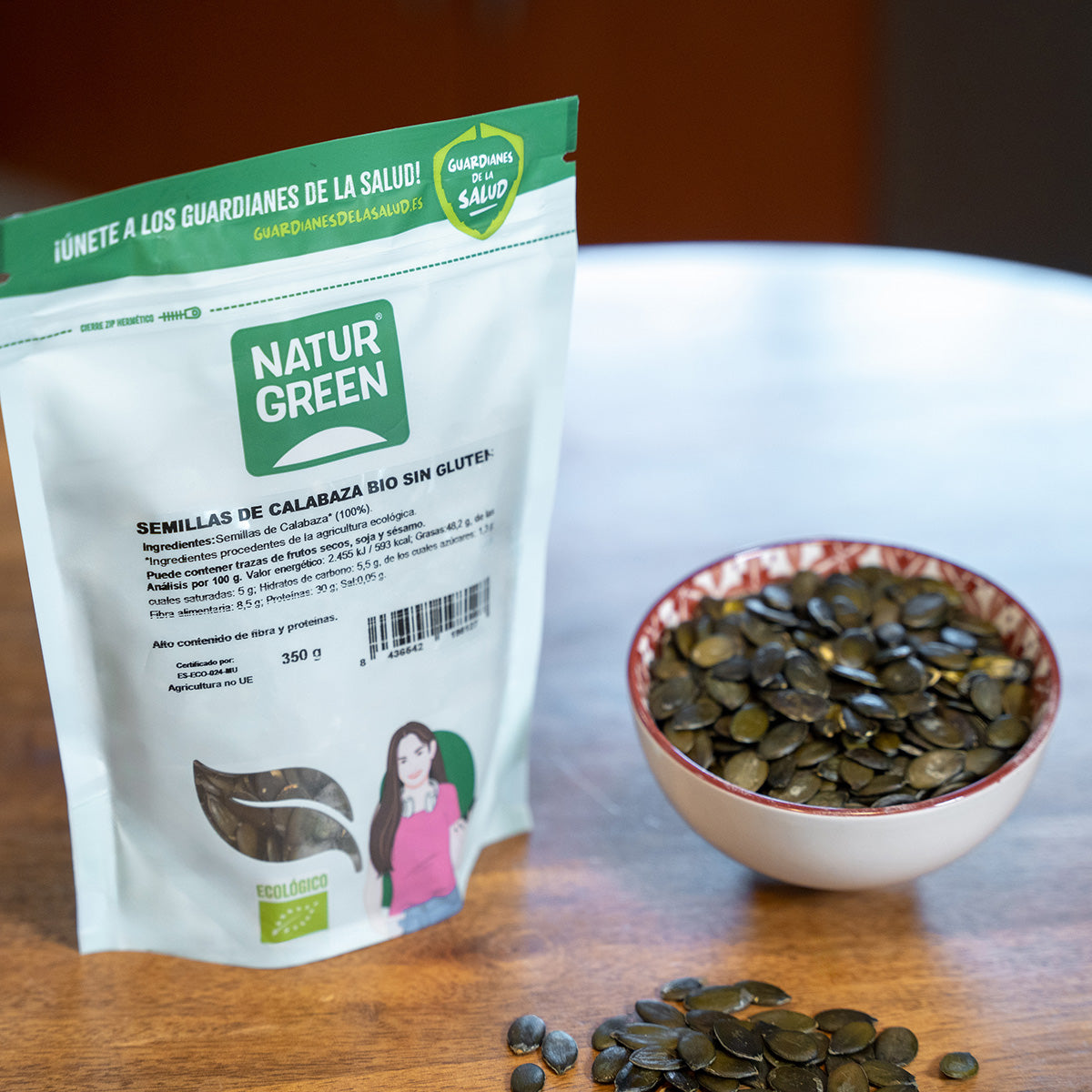 Graines de courge biologiques Naturgreen 350 g