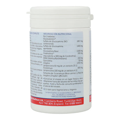 Glucosamine, chondroïtine, MSM, gingembre Lamberts, 120 comprimés