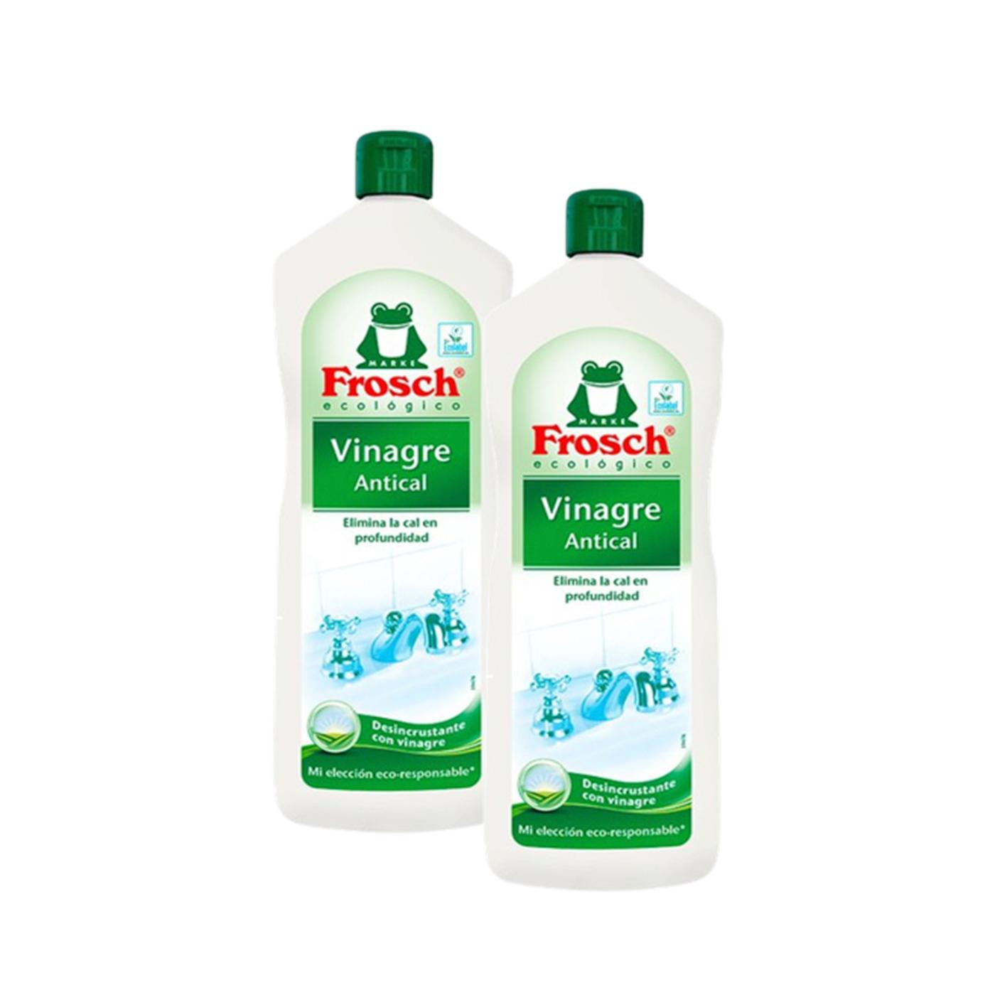 Vinaigre anticalcaire Eco Frosch, lot de 2 x 1 L