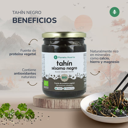 Tahini med svart sesam ECO Planet Garden 350 g