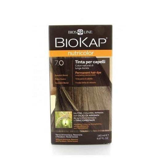 Haarfarbe Mittelblond Dye 7.0 Biokap 140 ml