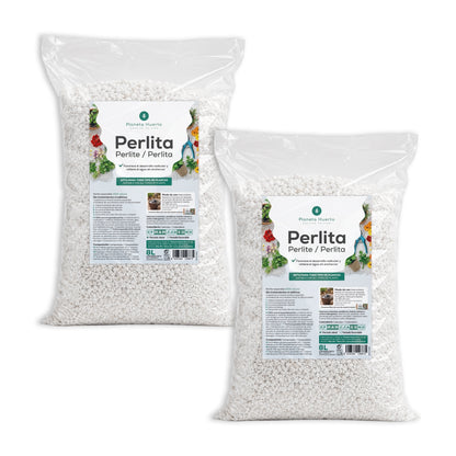 Pack 2xPerlite Planeta Huerto 8 Liter