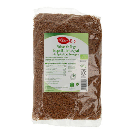 Fijne volkoren speltnoedels El Granero, 500 g