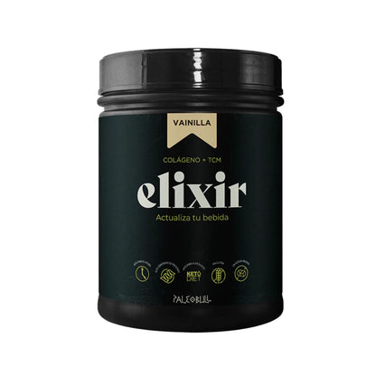 Elixir: Kolagen + olejek TCM, 450 g Paleobull Elixir Wanilia 450 g