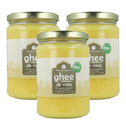Packung 3xGhee geklärte Butter ECO Planeta Huerto 500 gr