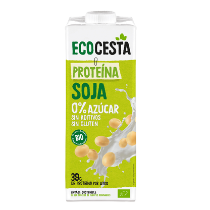 Organic Soy Protein Vegetable Drink 0% Sugar 1L Ecocesta