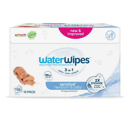 Pack of WaterWipes BIO Baby Wipes 720 Units