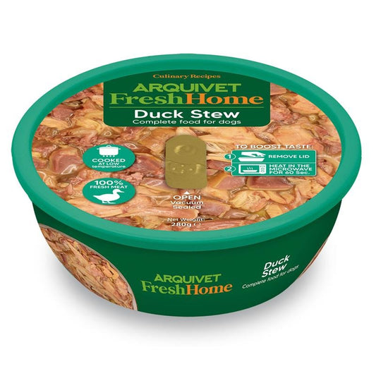 Arquivet Fresh Home Duck Stew Våtfoder med anka för hundar 280 g