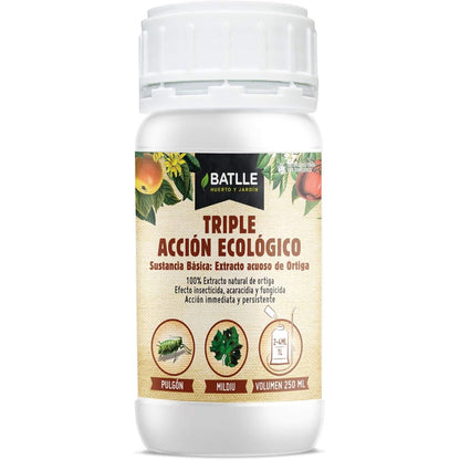 Insecticide, fongicide et acaricide concentré triple action Eco 250 ml Batlle