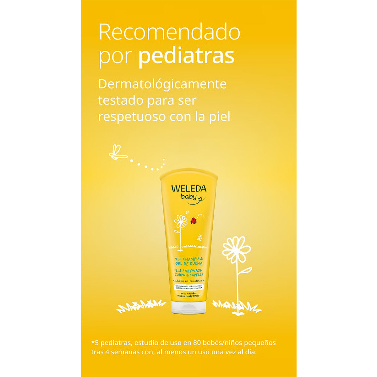 Weleda Champú y Gel de ducha bebé de caléndula 200 ml