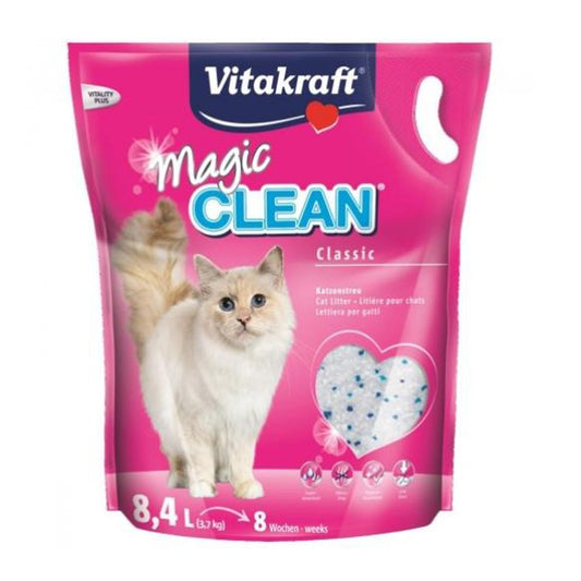 Vitakraft Magic Clean Perles de gel de silice super absorbantes 8,4 L