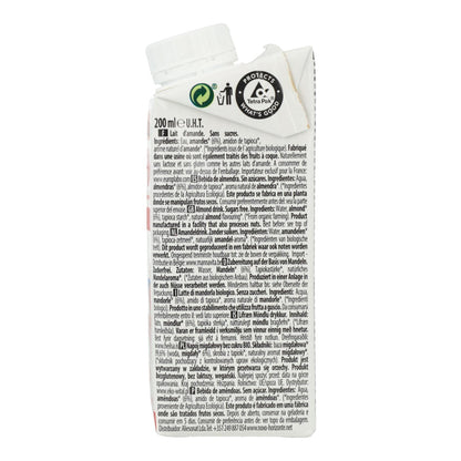Biologische amandeldrank zonder suiker Ecomil 200 ml