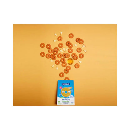 2er-Pack ECO-Kekse für Kinder aus Dinkel mit Apfel Smileat, 220 g