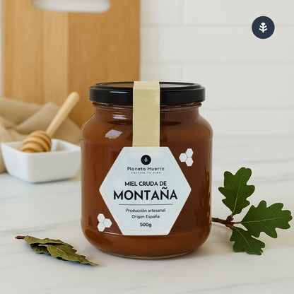Pack 6x Miel Cruda de Montaña Planeta Huerto 500 g