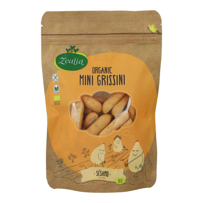 Mini Grissini Colines Sésame BIO Sans Gluten Zealia 70 g