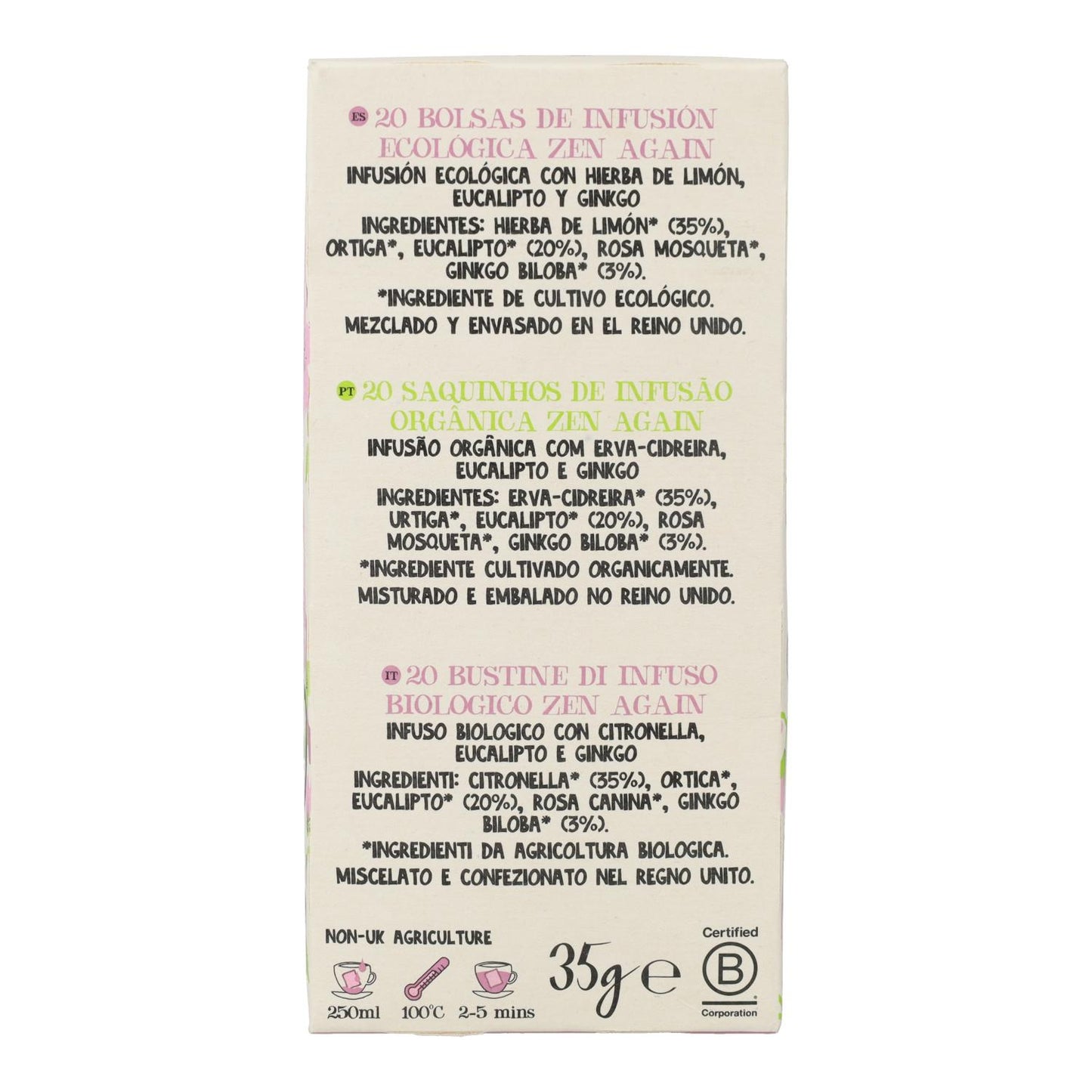 Bio-Kräutertee Feel Zen Cupper 20 Beutel