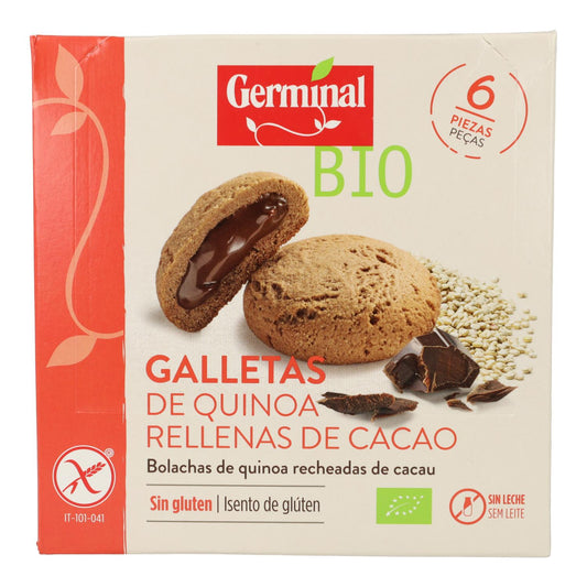 Quinoakoekjes gevuld met cacaocrème Germinal 200 g
