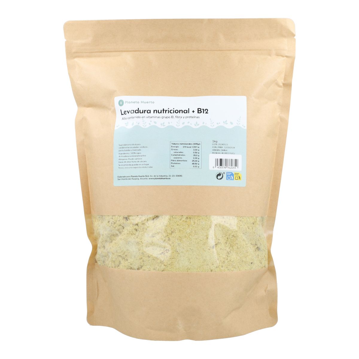 Levure nutritionnelle + B12 Planeta Huerto