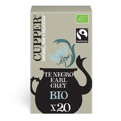 Thé noir Earl Grey Bio Cupper 20 sachets