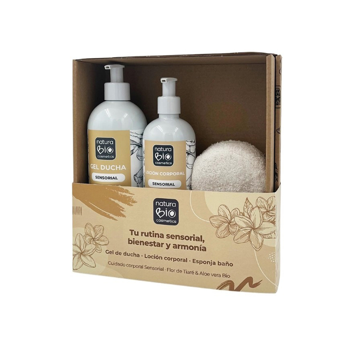Packung Körperpflege und -hygiene Sensorial + Geschenkbox NaturaBIO Cosmetics