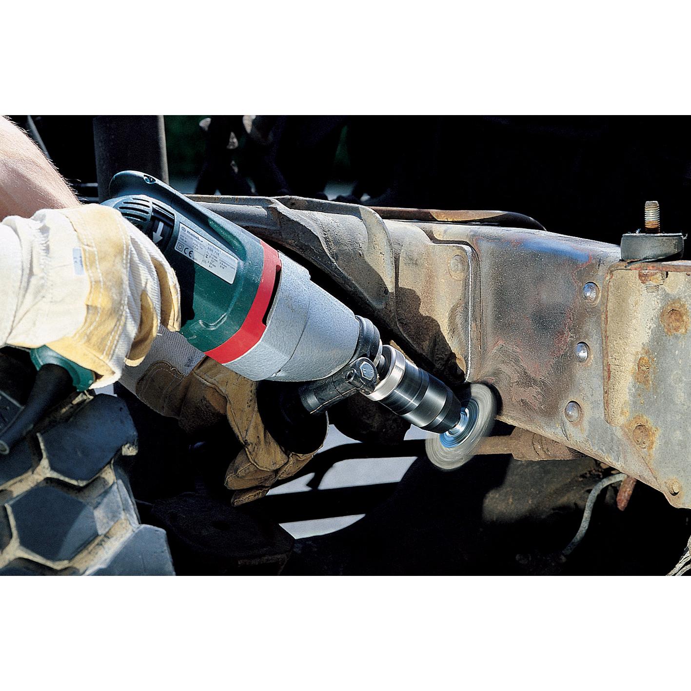 1 Wolfcraft schijfvormige metalen borstel voor boormachine Ø 75 x 7 mm