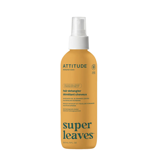 Super leaves Hair detangler Nourishes and revitalises Orange leaves Attitude 240 ml
