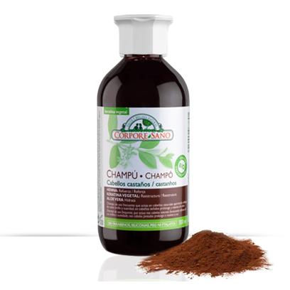 Szampon do włosów brązowych Henna Corpore Sano 300 ml