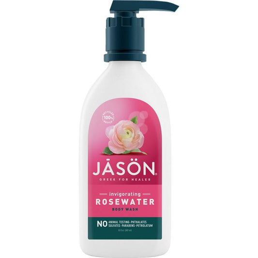 Gel douche à l'eau de rose Jason 887 ml
