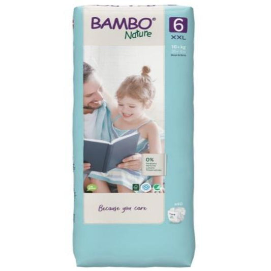 Blöja T6 XXL Plus (+16 kg) Bambo Nature 40 st