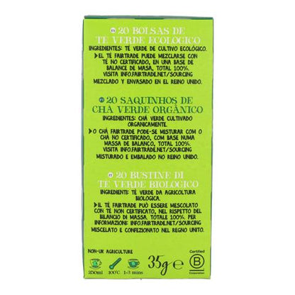 Klassieke biologische groene thee Cupper 20 zakjes