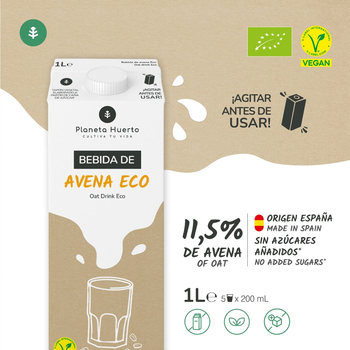 Napój owsiany ECO Planet Garden Oat Drink 1L