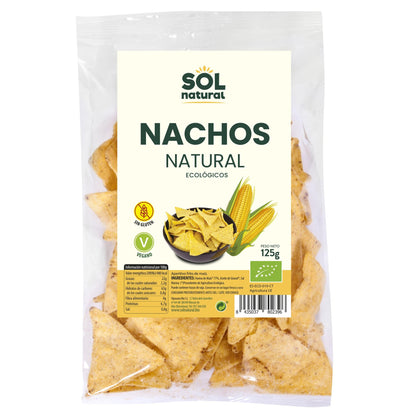 Nachos z naturalnej kukurydzy bezglutenowe BIO Sol Natural 125 g
