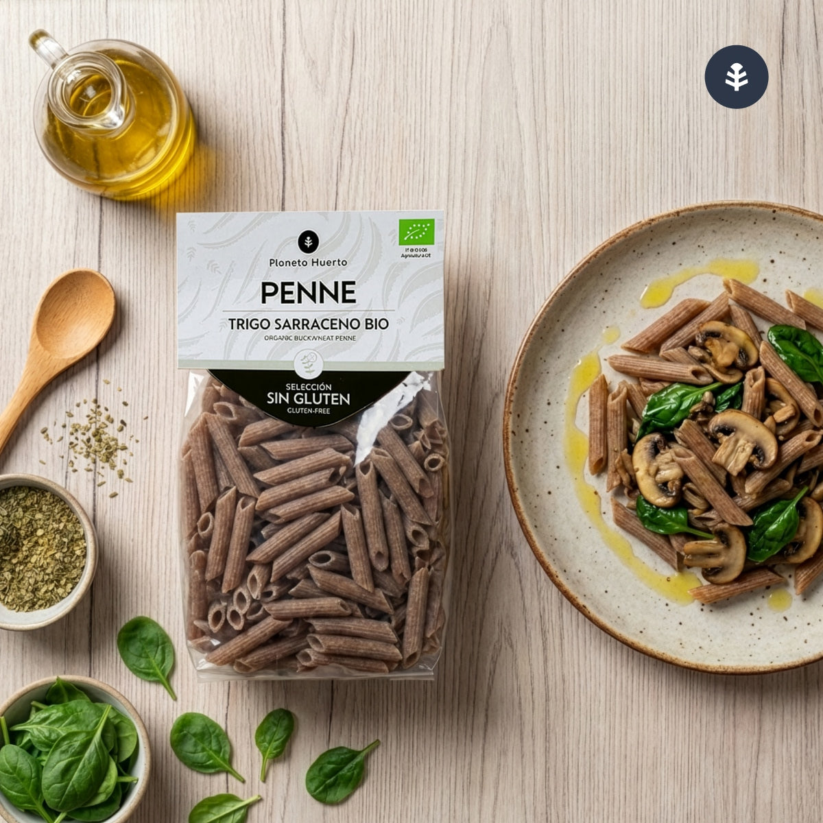 Planeta Huerto Organic Gluten-Free Buckwheat Macaroni 500 g